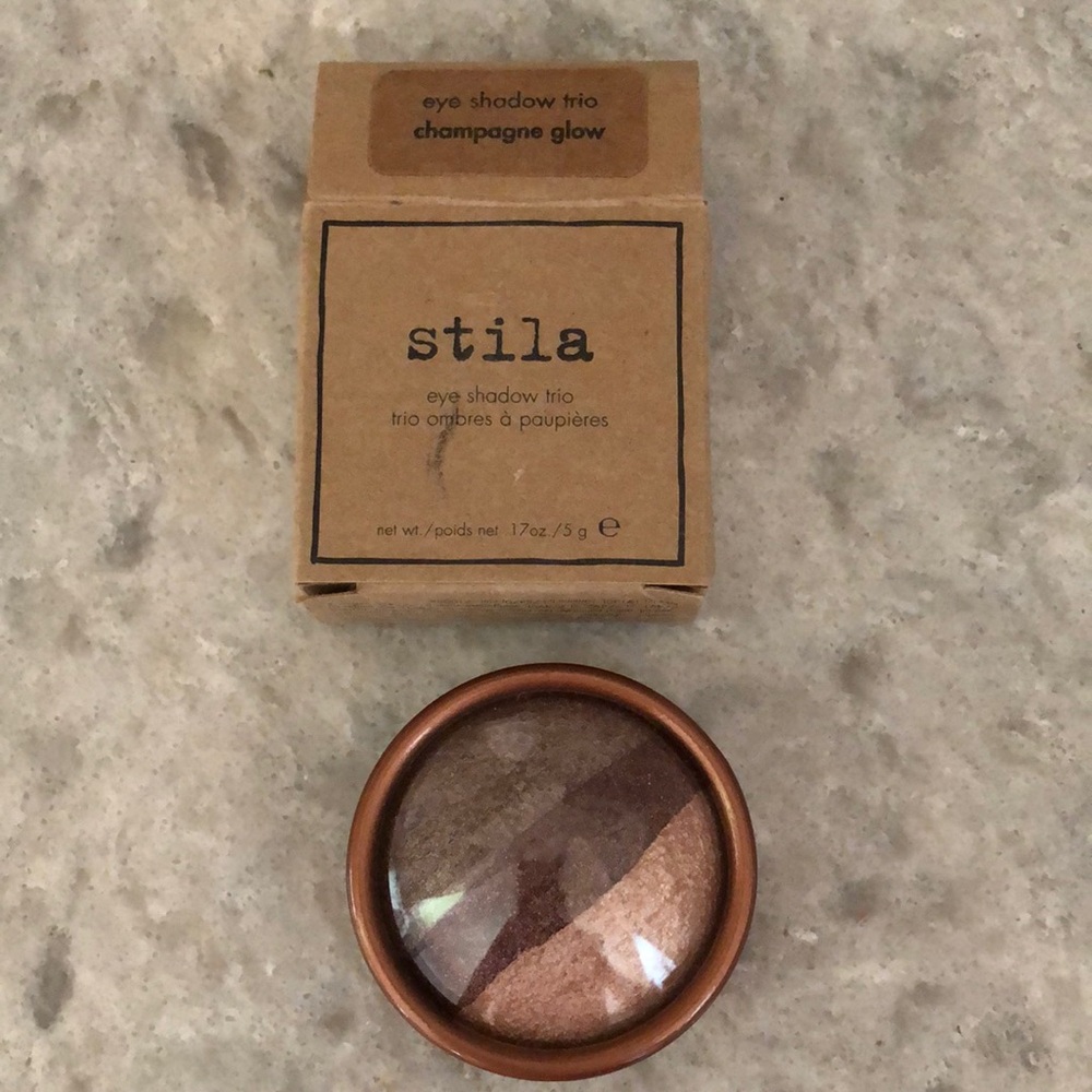 Stilla Eye shadow Trio - Champagne Glow